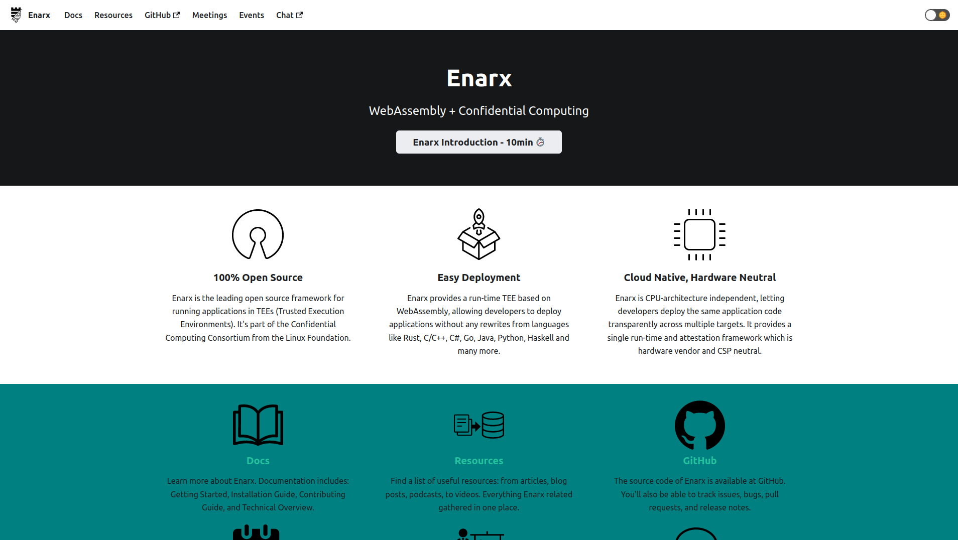 Enarx's Website